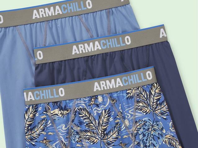 Three pairs of men's underwear