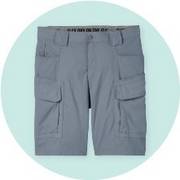 Slate blue men's shorts