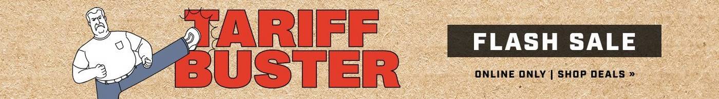 Tariff-Buster Flash Sale, Online Only