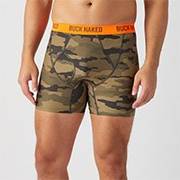 Men's Buck Naked Pattern Boxer Briefs