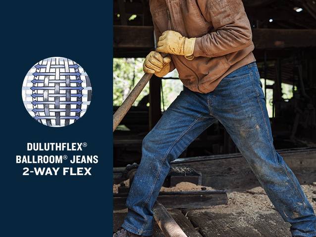 Duluthflex ballroom jeans: 2-Way Flex