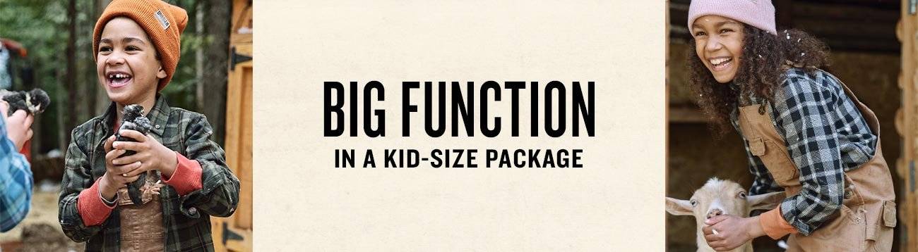 big function in a kid-size package