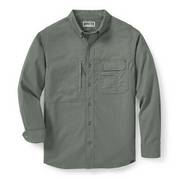 Grey men's button-down shirt