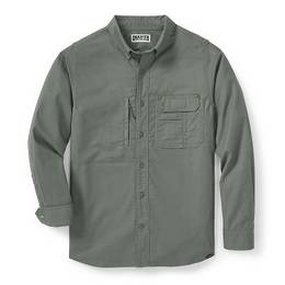 Grey men's button-down shirt