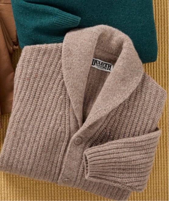 Men's tan sweater