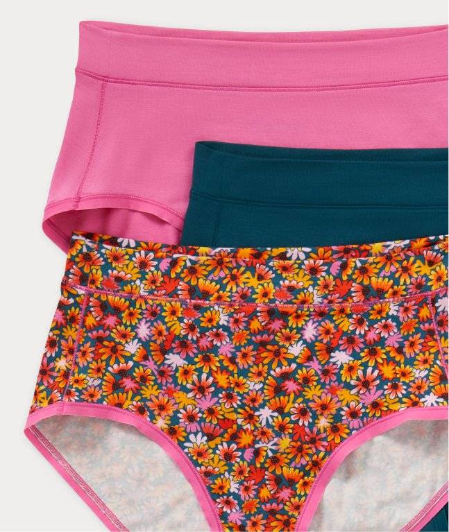 Three pairs of underwear