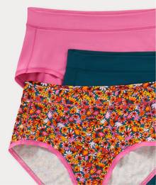 Three pairs of underwear