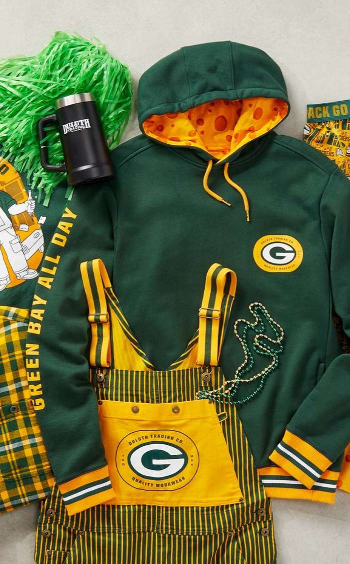 product laydown of packers collection