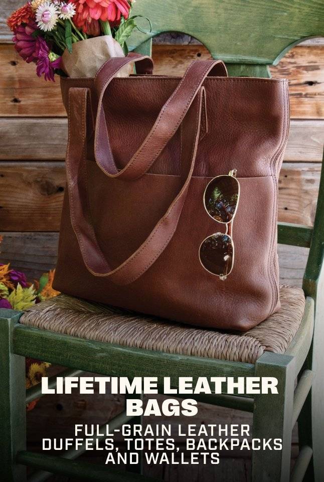 Lifetime Leather bags