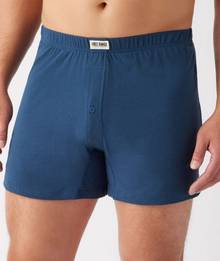 Blue men's boxers. 