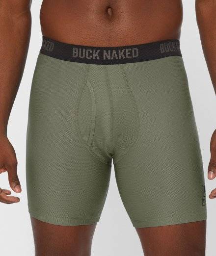 Olive green men's Bullpen® Stay-Put Pouch underwear.