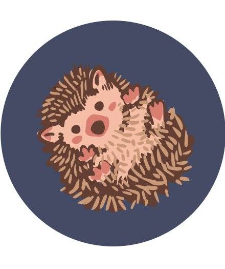 Hedgehogs Print