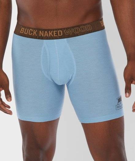 Blue men's boxer briefs. 