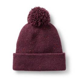Maroon pom hat