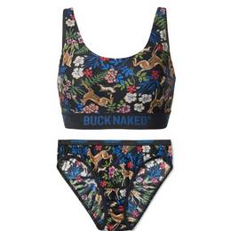 Fawn patterned bra and underwear