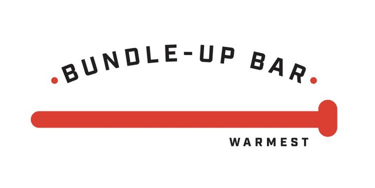 Bundle-Up Bar indicating outerwear is warmest.