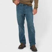 Man wearing blue jeans.