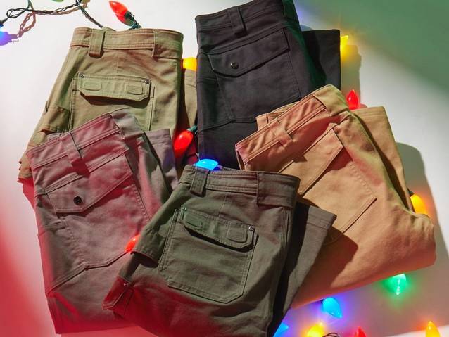 Fire Hose® pants folded.