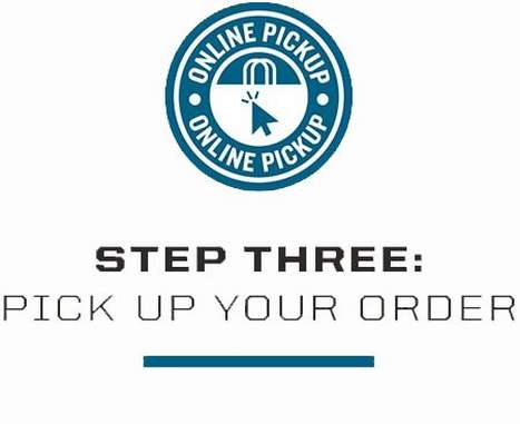 Step three: pick up your order