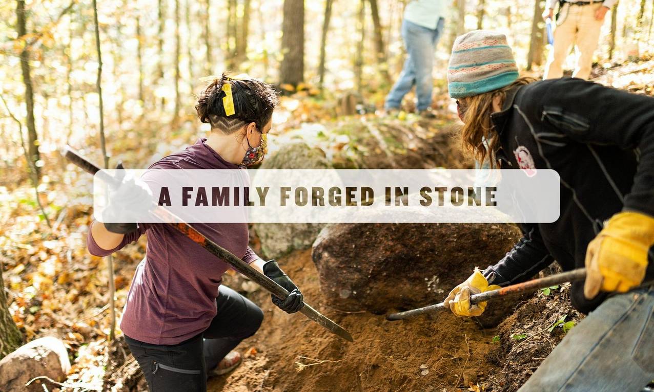 a family forged in stone