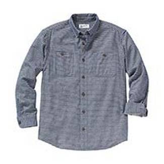men's free swingin flannel relaxed fit shirt in green plaid