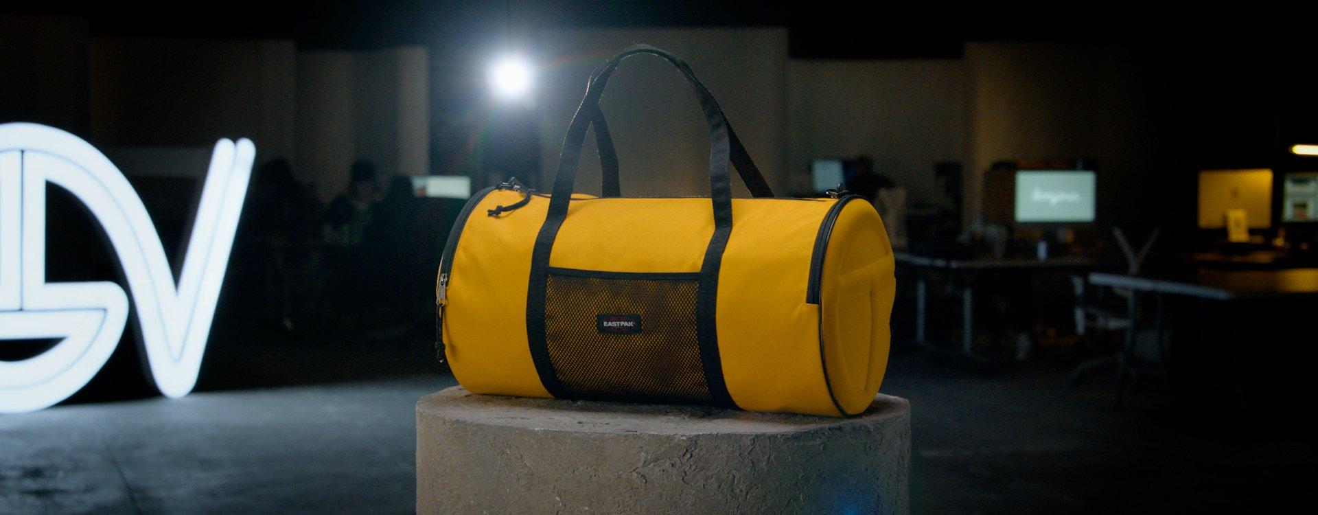 Telfar X Eastpak small circle bag yellow