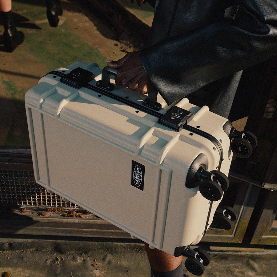 Portachiavi In Vera Pelle Blu - Astuccio Con Cerniera Per