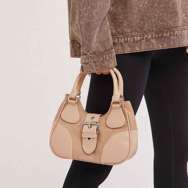 Prada Faux Leather Shoulder Bags