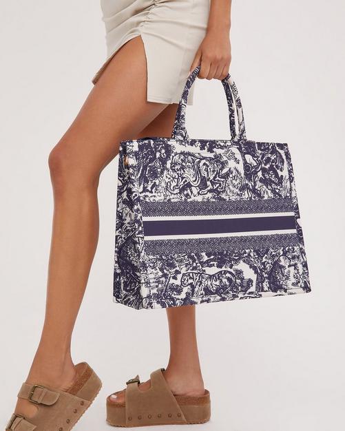 Dior designer dupe shopper bag