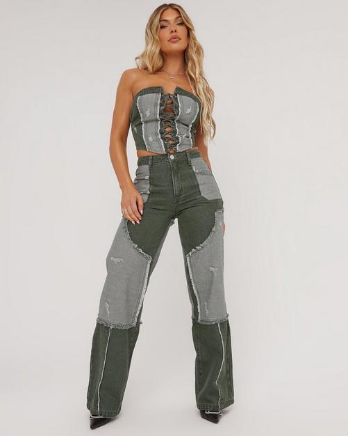 Women's Jeans, High-Waisted Jeans, Straight Leg Jeans