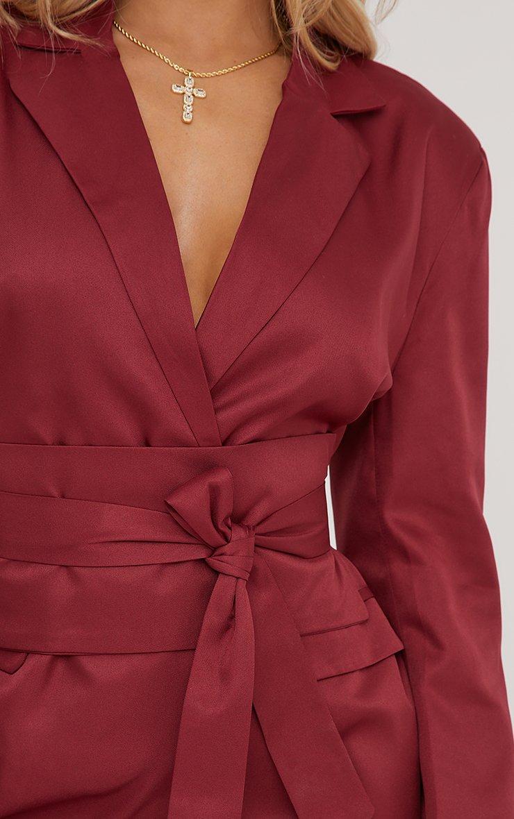 open lace back dress Red Blazer Dress – Luxury Professionals Shop main image 0