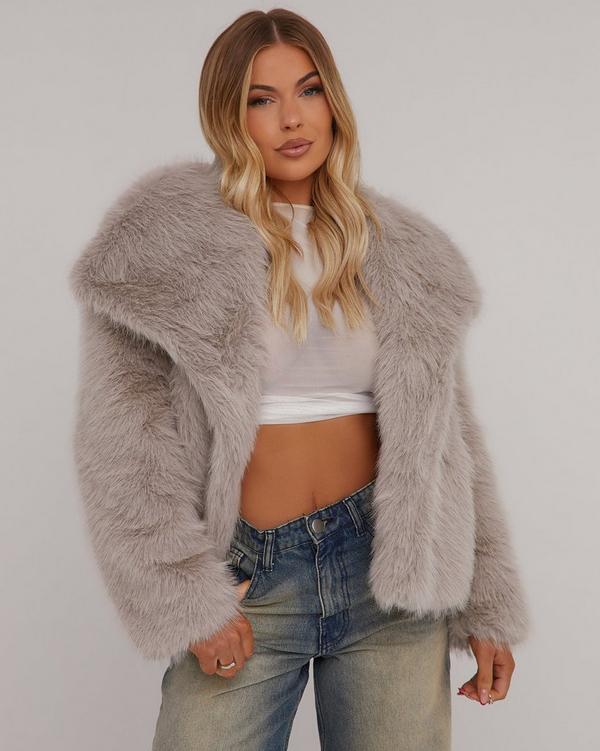 Oversized hot sale fur cardigan