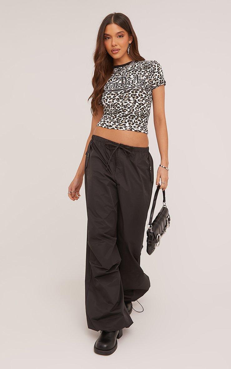 Short Sleeve Von Dirty Baby Tee In Leopard Print | EGO US | EGO