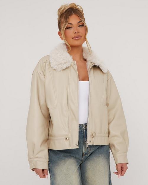 Silver aviator outlet jacket