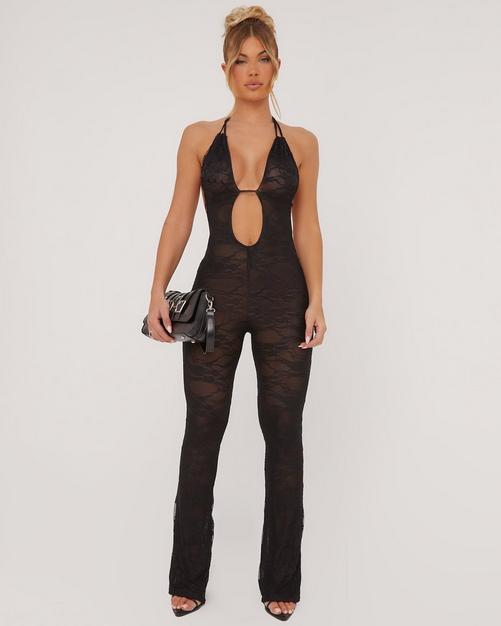 Structured Contour Off Shoulder Women Slinky Bandeau Jumpsuit Sexy