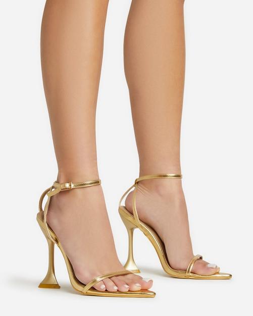 Gold Heels Gold Strappy Heels Gold Heels With Straps EGO