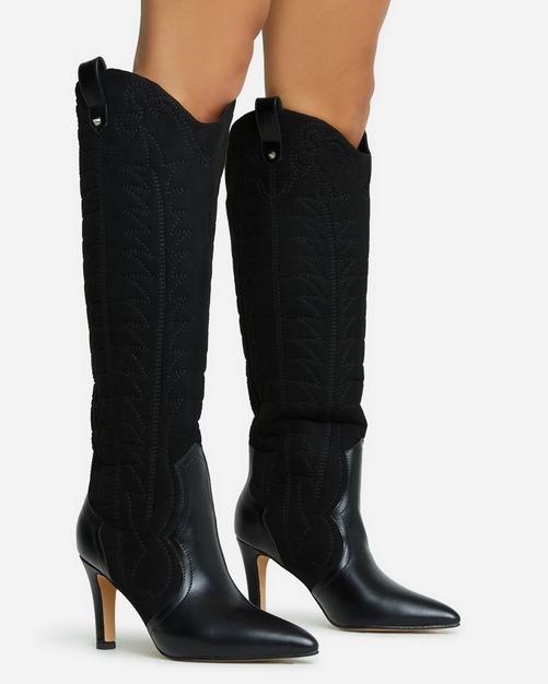 High heel hot sale black boots