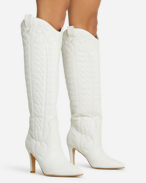 KYLEIGH WHITE Heeled Boots, Buy Women's BOOTS Online