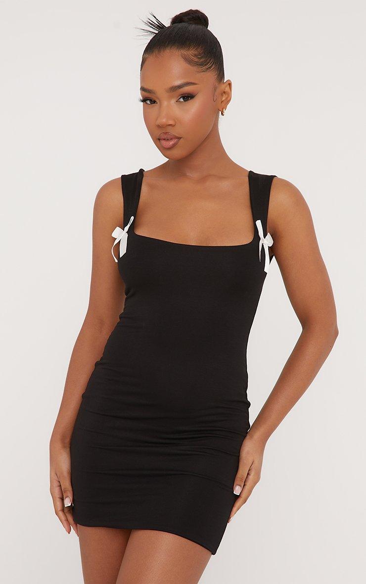 princess polly baby blue dress Women's Plus Size Vernice Ruffle Bodycon Dress - Black