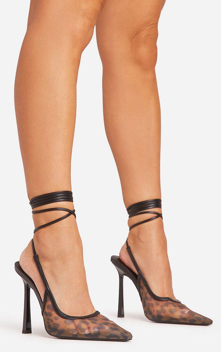 Satin Lace Tie Up Platform Heels Women's Open Toe Pump FYS Women