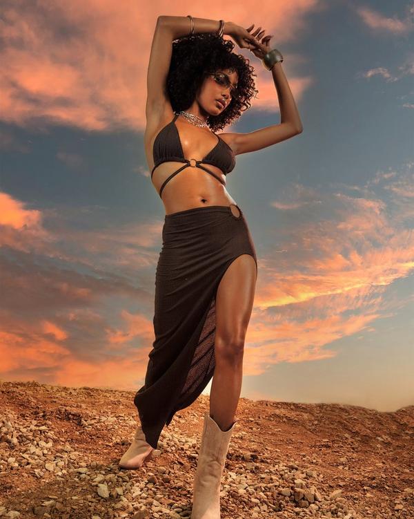 split maxi skirt festival