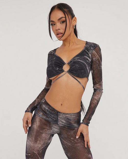 Mesh Bodysuits, Long Sleeve Mesh Bodysuit