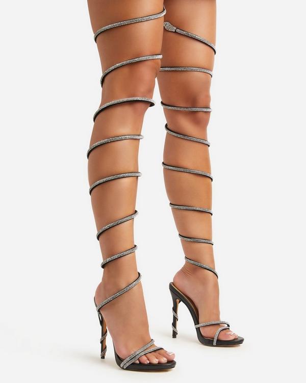 Diamond wrap sale around heels