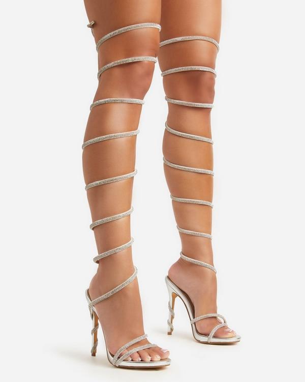 Strap around clearance heels