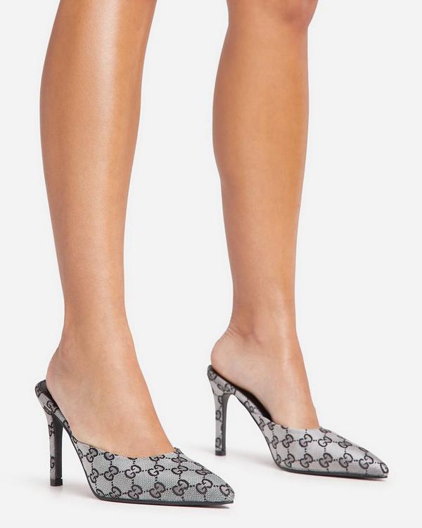 Snake print pointed toe on sale heels