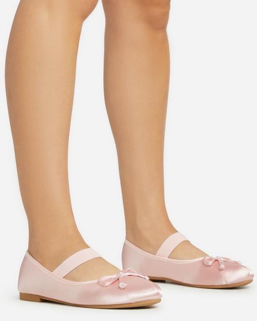 Ladies pink ballet on sale pumps