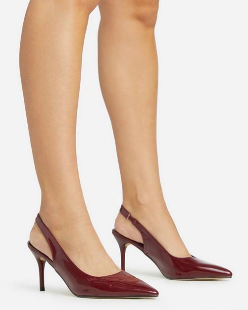 Suede hot sale perspex heels