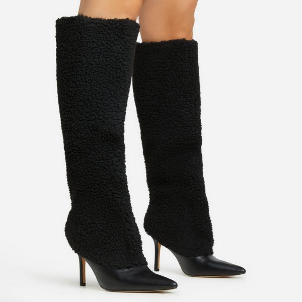 Eskis faux clearance shearling boots