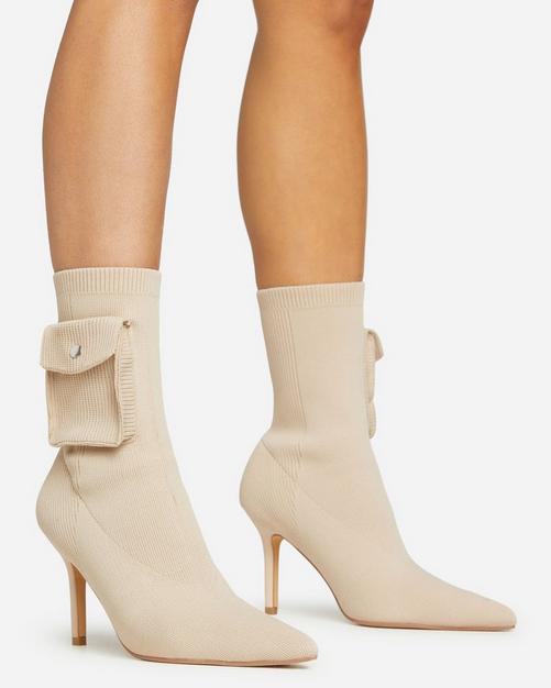 Beige sock clearance boots