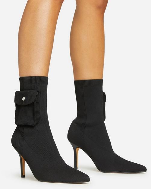 Black high hotsell sock boots